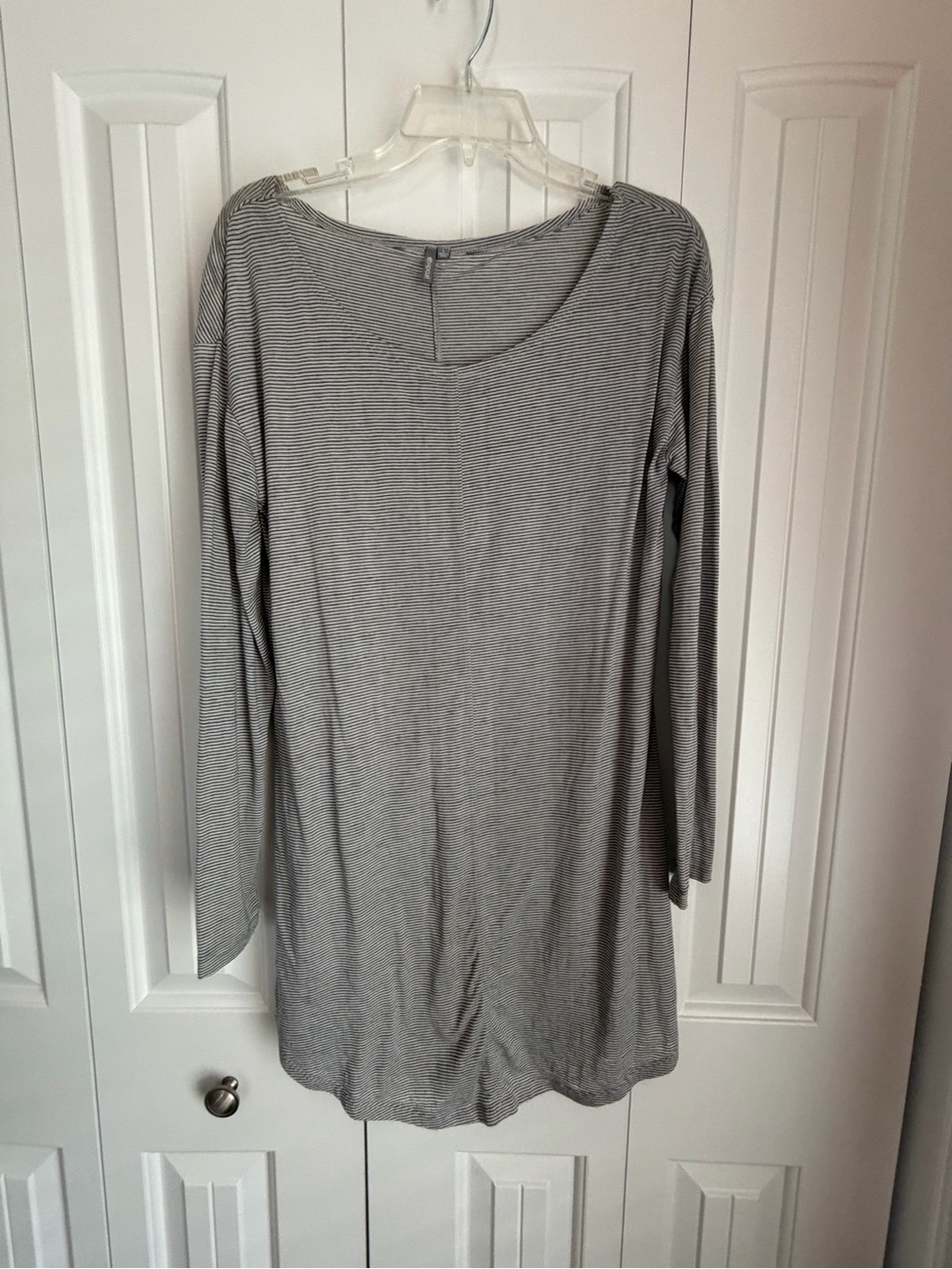 Rip Curl Gray Striped Long-Sleeve Tunic
